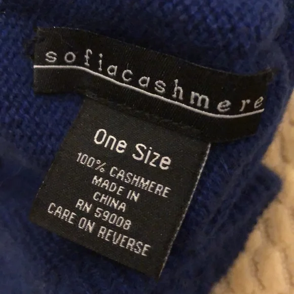 💙 Women’s cashmere ultrasoft mid-length knit gloves - Picture 6 of 7